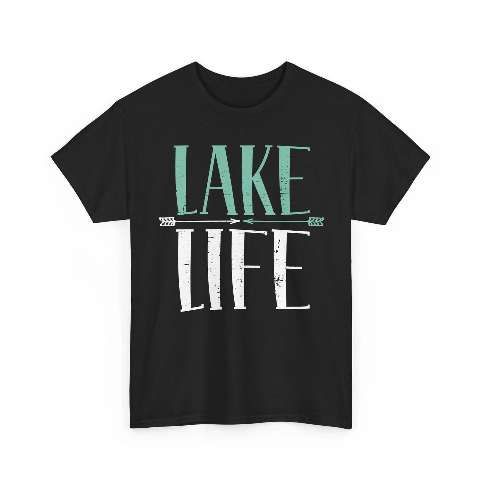 Lake Shirt, Lake Life Lovers Boating Fishing Summer Vacation T shirt S