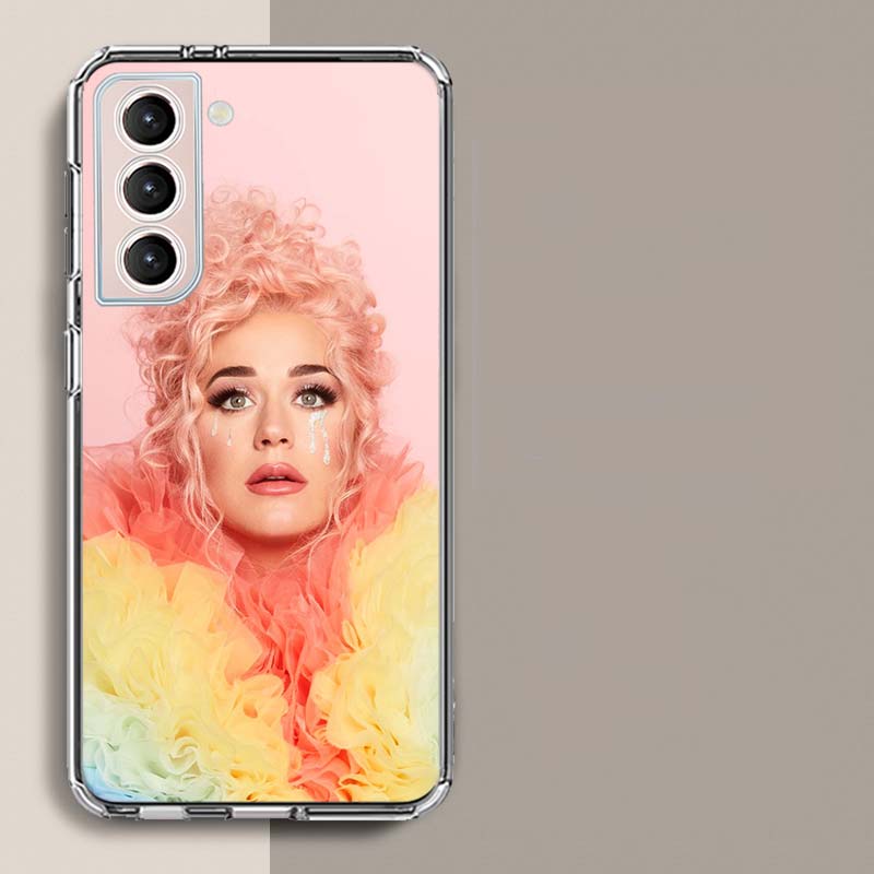 Singer K-Katy Perry Phone Case For Samsung Galaxy S25 Edge S24 S23 FE S21 S20 S10 Plus S22 S26 Ultra Cover Clear Cases TPU Capa