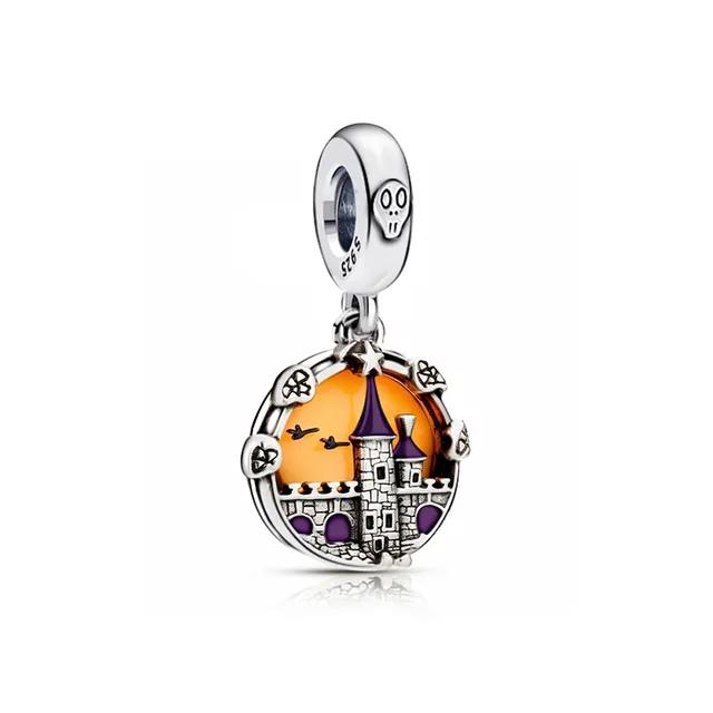 Halloween New Copper Thriller Party Skull Witch Pumpkin Cute Ghost Charm Beads Suitable For Diy Original Bracelet Making