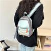 Fashion Lightweight Mini Backpack Portable Multifunctional Shoulder Bag Large Capacity School Bag Outdoor Use
