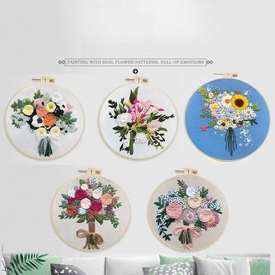 1 buc Buchet Handmade Kit pentru Începători Broderie DIY