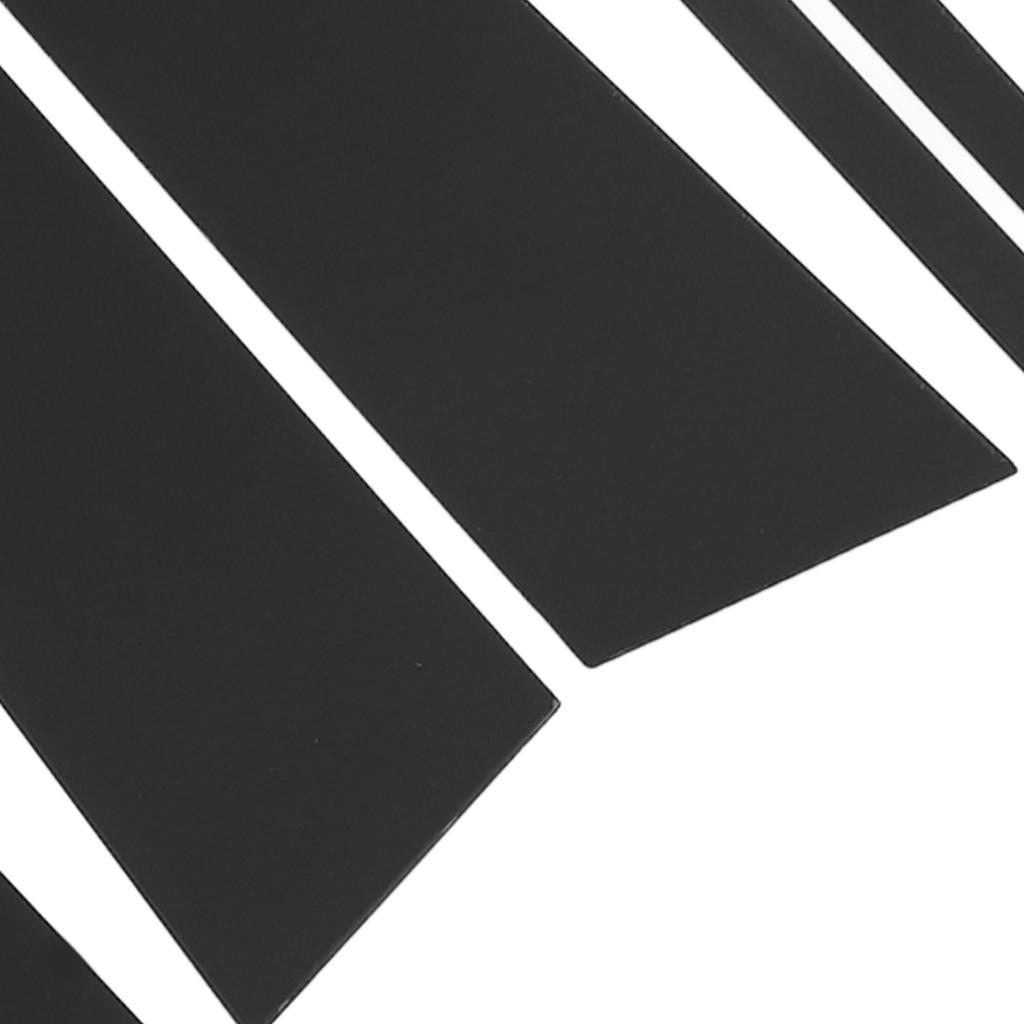 6PCS Pillar Post Trim Kit Tough PC Door Window Pillar Post Glossy Black Cover Replacement for Acura