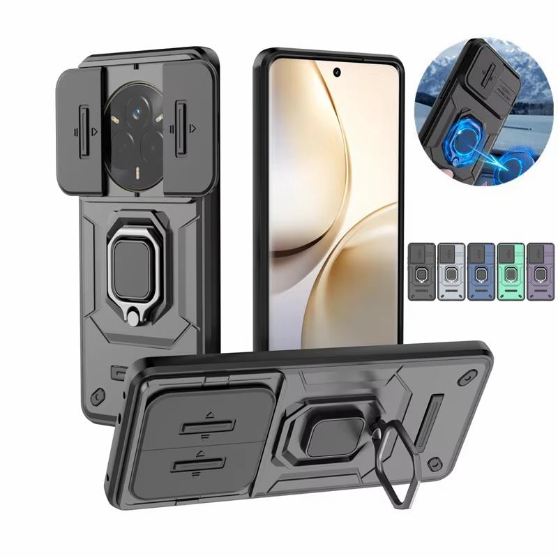 For OPPO Realme 14 Pro 5G Case Shockproof Armor Car Holder Magnetic Ring Cover For Realme 14 Pro+ Plus Camera Protect Funda