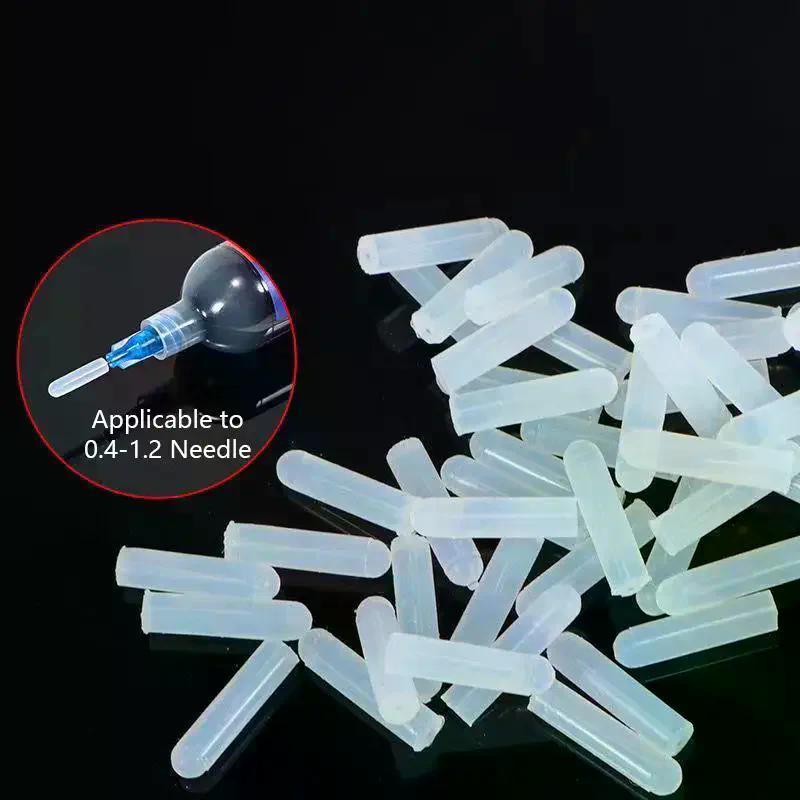 15pcs Special Silicone Plug Head Use Dispensing Syringe Needle Seal Prevent Glue High Quality