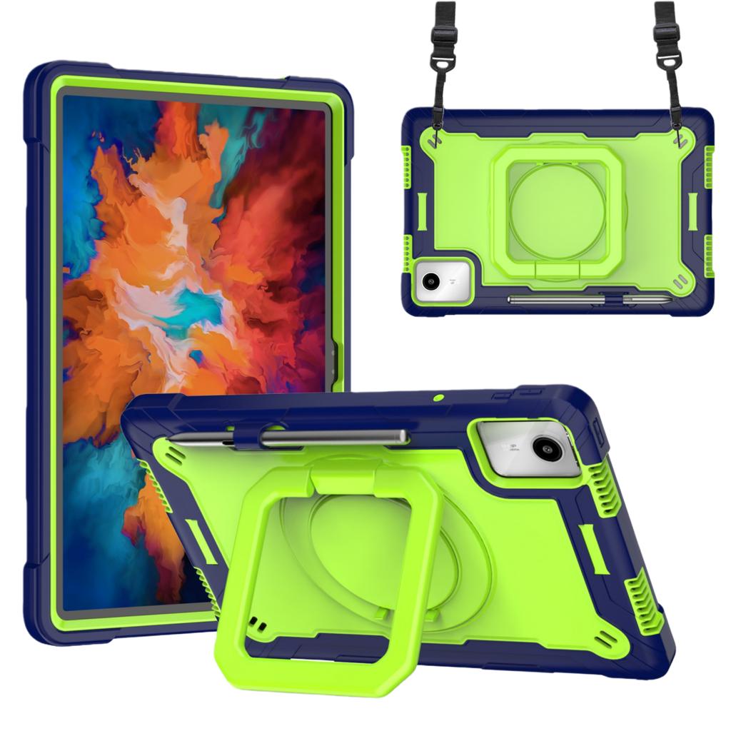 Rotating Stand Case for Lenovo Idea Tab K11 Gen2 Xiaoxin Pad 11 2025 2024 M11 TB336FU 336ZU 335FC 331FC 330XU Handle Grip Cover