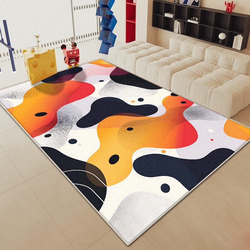 Abstract Carpet for Living Room Large Area Colored Decoration Sofa Plush Rugs 200x300 Bedroom Bedside Baby Crawling Mat Antiskid
