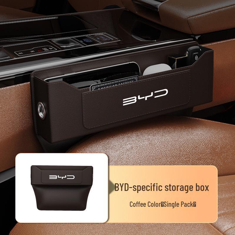 BYD Car Seat Gap Storage Box for Song PLUS, Qin, Han, Tang, Yuan, Dolphin, Seal, Frigate 07