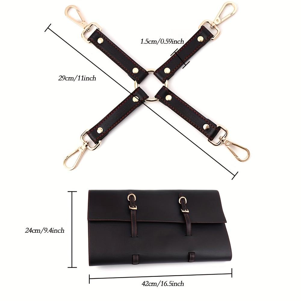 13pcs BDSM Bondage Fun Set For Adult Restraint, Leather Handcuffs, Ankle Cuffs, Eye Mask, Mouth Plugs Ball Gag For Couples Flirting Sex Toys