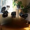 Lovely Kitten Desktop Ornaments - 1/6Pcs Black Cat Cartoon Miniature Figurines
