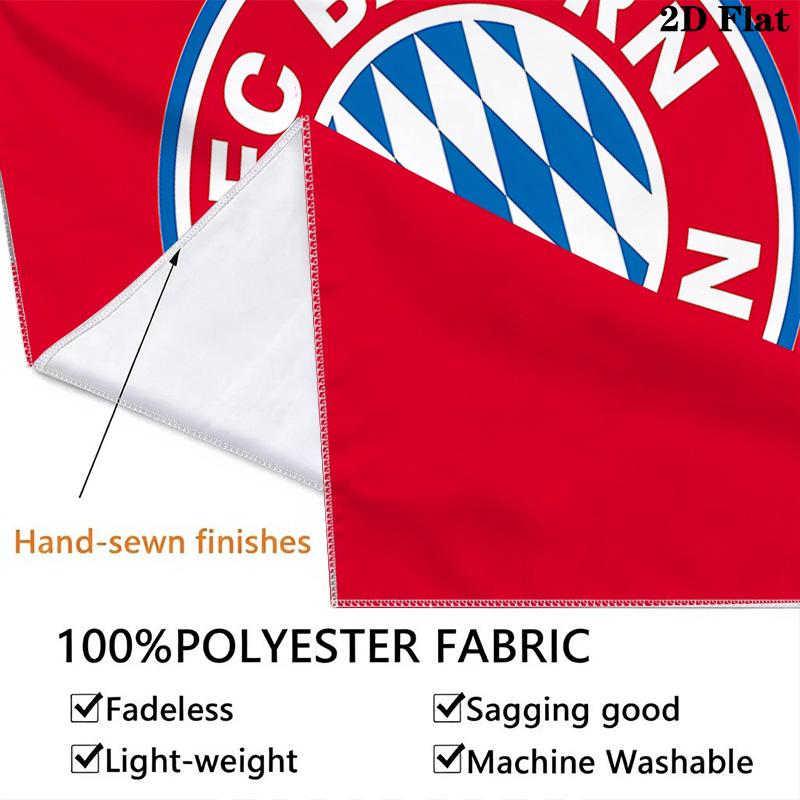 Fc Bayern Munich Wall Tapestry Aesthetic Wall Hanging Printed Fabric Blanket Decorative Tapestries For Bedroom Living Room Home Decor