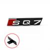 Car Front Grille Emblem ABS SQ Badge For F2 SQ3 SQ5 SQ7 SQ8 Logo Auto Stylin Sticker Decorative Modification Accessories