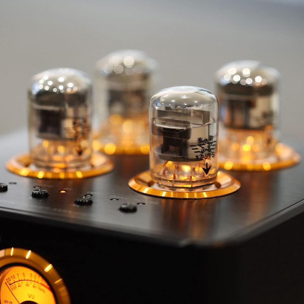 Nobsound B100 Premium Bluetooth 5.0 Vacuum Tube Amplifier with USB DAC, COAX/OPT Integrated Amplifier and Power Amplifier (B100)