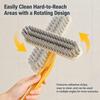 Detachable Gap Cleaning Brush Hard Bristle Toilet Brush New Crevice Brush  Kitchen
