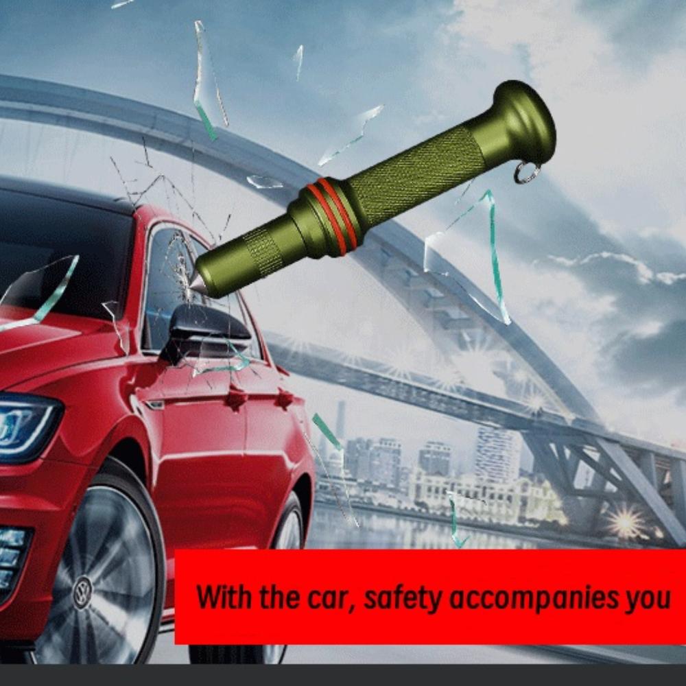 Multi Functional Car Window Breaker, Spring Press Metal Car Escape Device, Mini Fashion, One Tool with The Car, Safe Companion