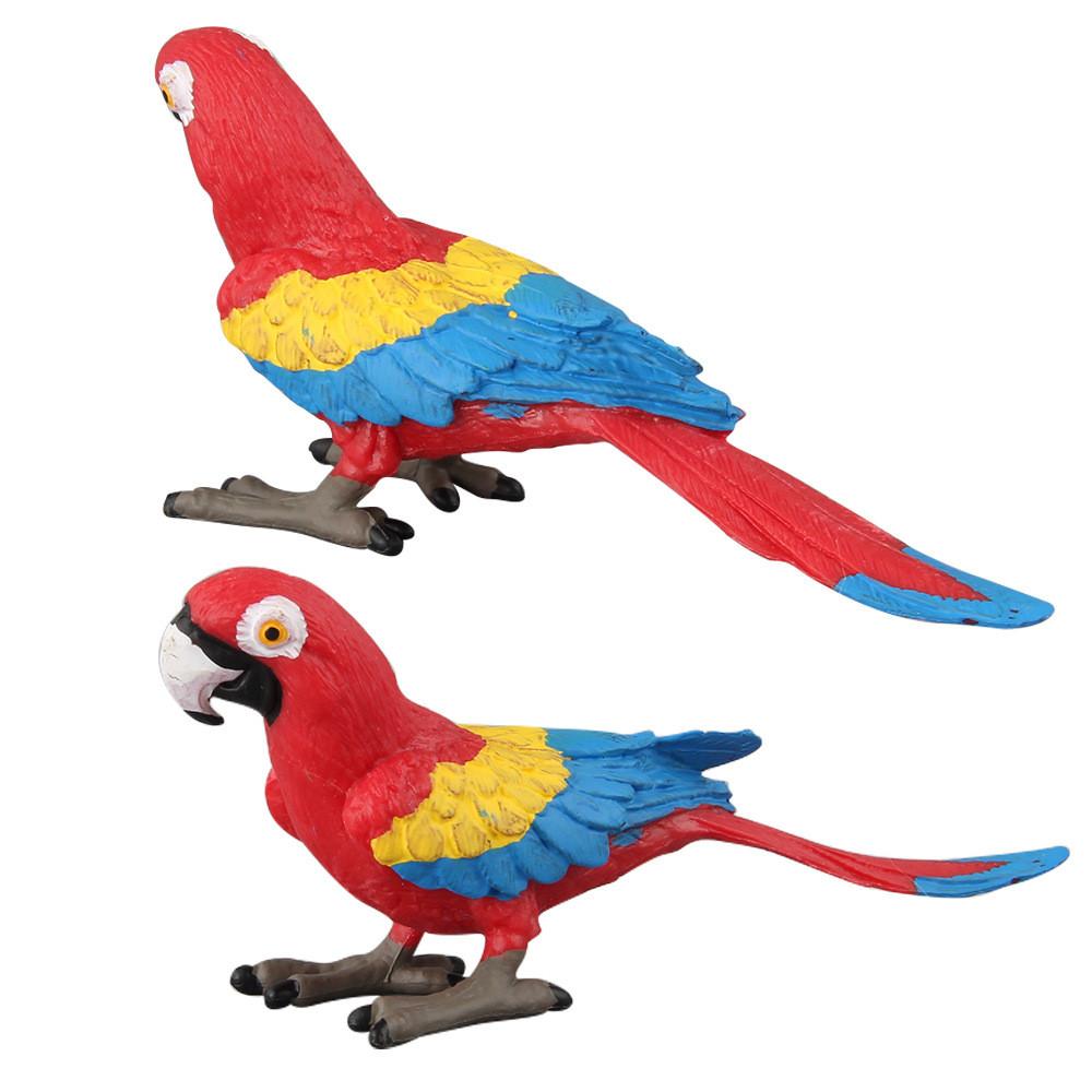 Parrot Kookaburra Model Set With Pvc Material For Childrens Educational Play And Collecting