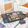 Puzzle Sorting Board Puzzle Table Board with Bracket Cover 6 Drawer Portable Table Puzzle Board