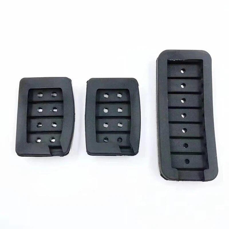 Stainless Car Accelerator Oil Pedal Brake Pedal Clucth Pedal Cover for Suzuki Vitara SX4 S-Cross Scross 2015 2016 2017 2018