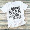 Funny Dad Svg I Drink Beer And Grill Things Digital Download Vintage Casual Graphic Homme Stylish Streetwear Versatile