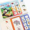 Montessori Repeatedly Sticker Busy Card Book Baby Paste Readings Matching Puzzle