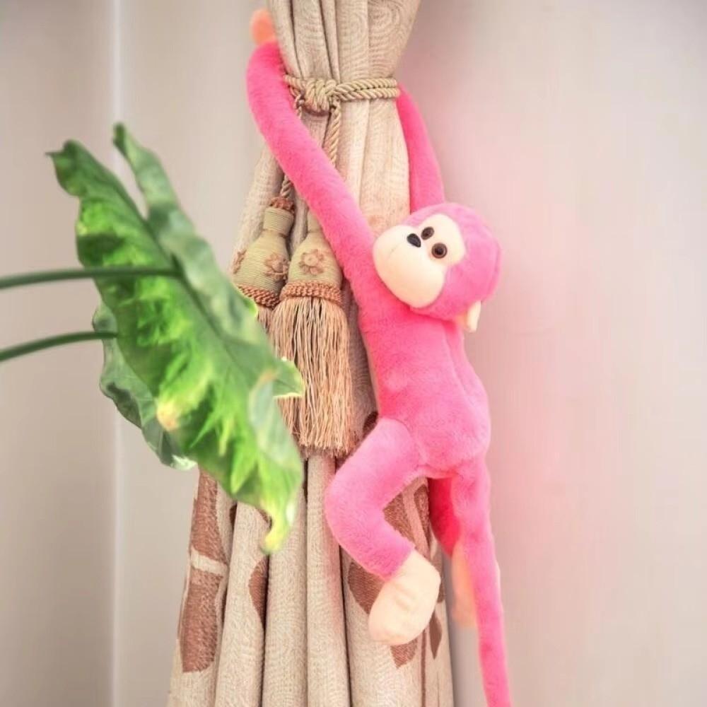 New Portable Colorful Long Arm Monkey DIY Long-armed Monkey Ornaments Monkey Children's Animal Soft Hanging