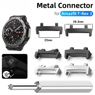 Amazfit T-Rex 3 Saat Kayışı için Kayış Adaptörü TRex 3 için Hızlı Adaptör Bağlantısı Özel Kayışlar Metal Adaptör Aksesuarları