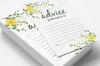 Inkdotpot Set of 50 Advice for The Bride To Be Classic Floral Bachelorette Party Advice Cards, Hen Party Activity 5x7 Inches
