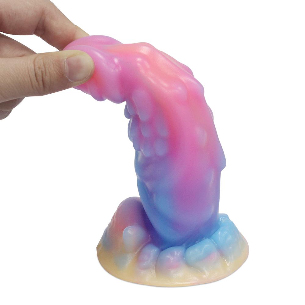 Luminous Silicone Anal Dildo Butt Plug Prostate Massager Anal Beads G Spot Clitoral Stimulation Adult Sex Toys for Women Men