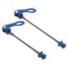 2Pcs Bicycle Quick Release Lever Removable Easily Replace Light Weight 4 Colors Bike Skewer for Mountain Road BikeBlue