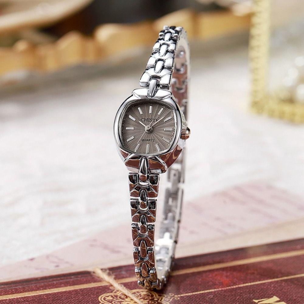 Gold Wristwatch Alloy Quartz Watch Fashion Bracelet Watches  Gift
