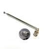 4/5Pcs Av Stereo Receiver Amplifier Rod Antenna 3.5Mm Adapter Fm Radio Antenna Telescopic Screw F Type Male Plug Connector