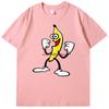 Happy Banana Fashion Graphic T Shirts Summer Tees Tops Cotton New Shirts And Tshirts Unisex Breathable Printing T Shirt