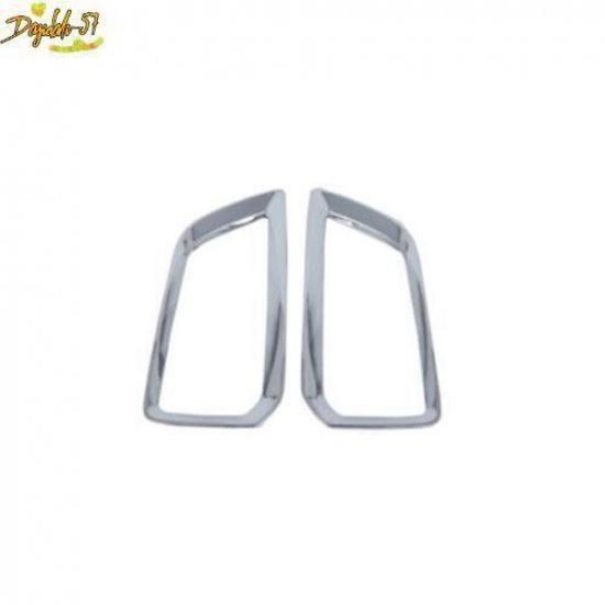 For Hyundai KONA Encino 2018- Chrome Front Fog Lamp Light Frame Cover Trim