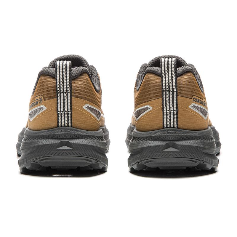 Li Ning Outdoor CF Tracing, Inter Industry Cushioning Rebound Low Top Hiking Shoes Men's Longan Umber AHTW011-3