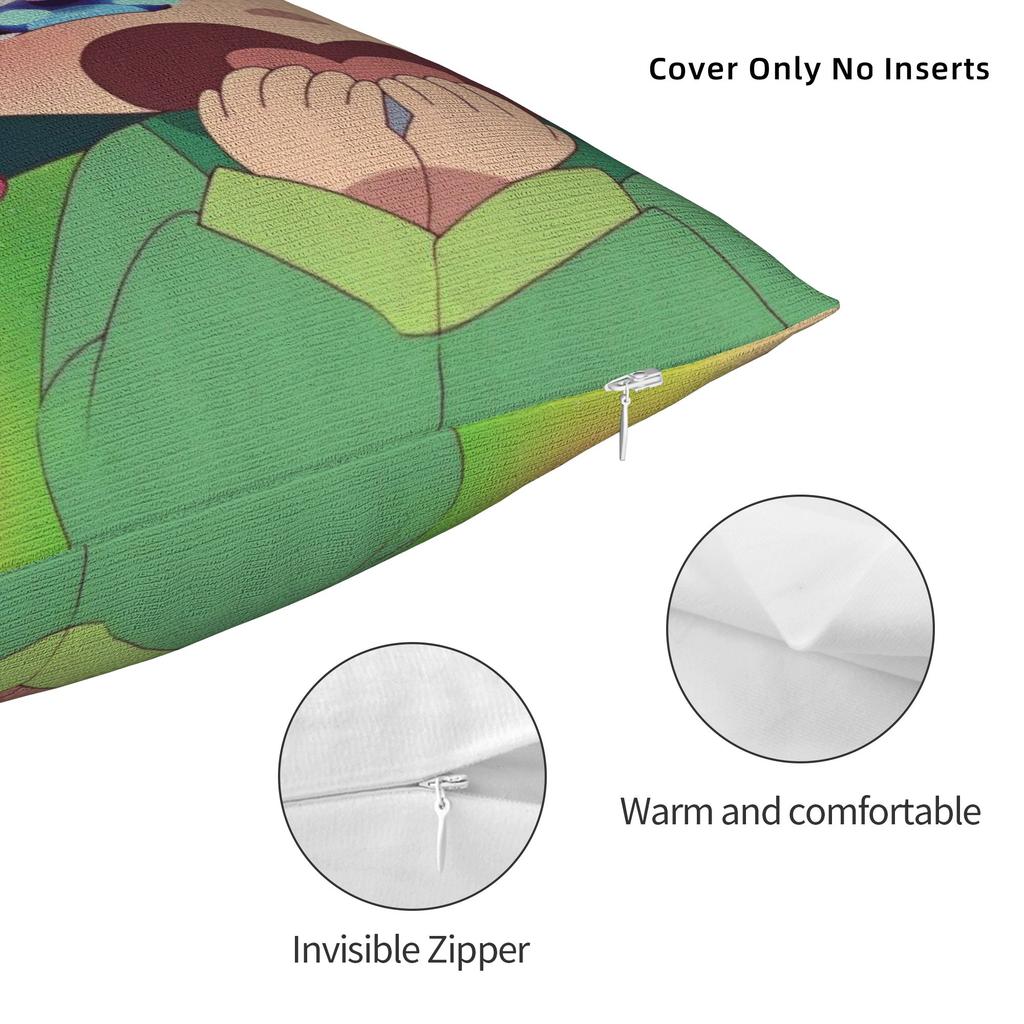 Printed The Apothecary Diaries Maomao Pillowcase Fabric Cushion Cover Gift Cartoon Anime Pillow Case Cover Home Zipper