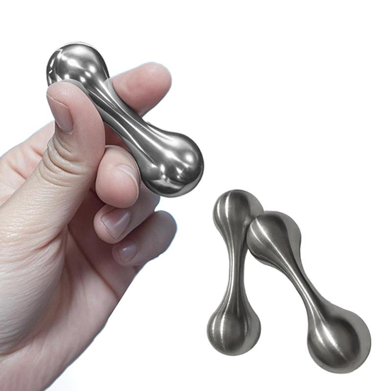 Knucklebone Stainless Steel Bone Fingertip Rotating Decompression Toy Finger Limit Edc Anti Stress Autism Adhd Cool Toy