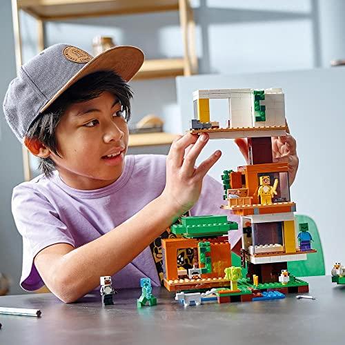 LEGO Minecraft Tree House 21174 Toy Block Video Game House Home Boys Girls 9 Years Old and Up