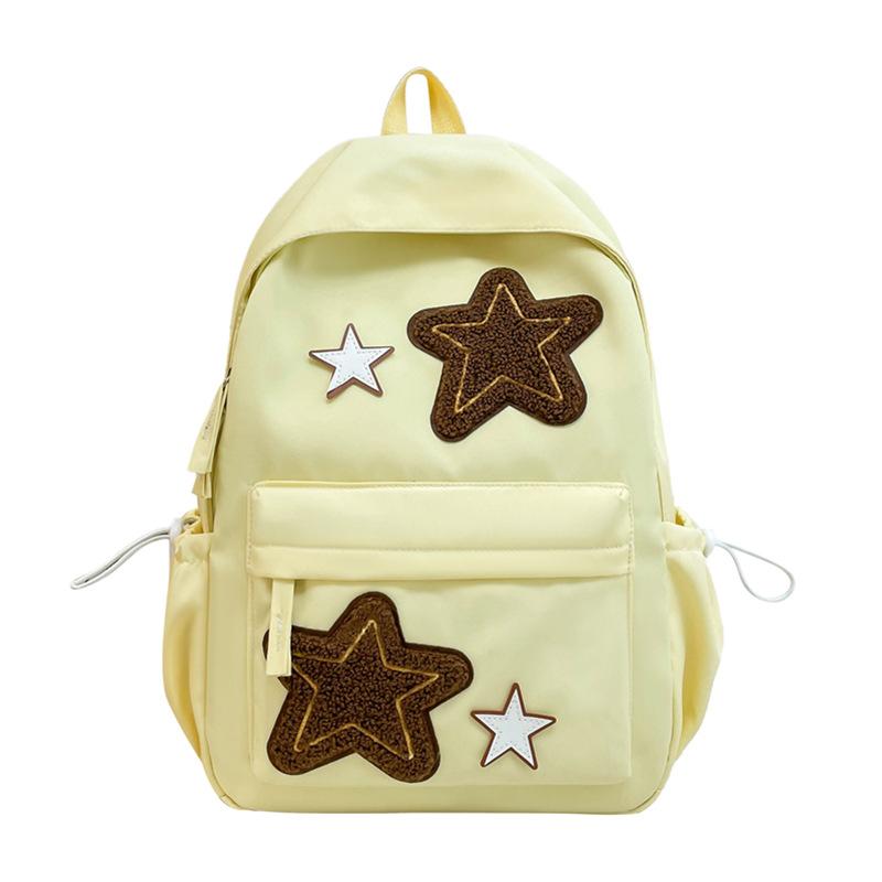 Schoolbag Schoolbag Female Japanese Ins Cute Girl Niche Design Backpack Large Capacity Lightweight Casual Star Backpack