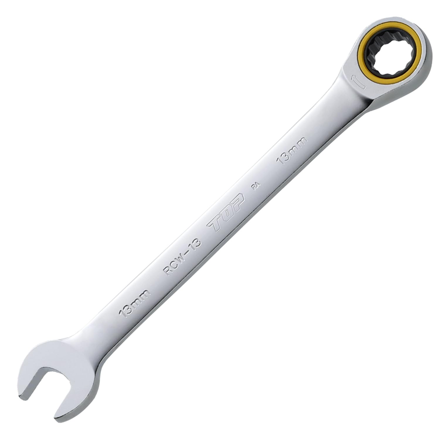 

TOP Industrial Ratchet Combination 13mm Feed Gear Wrench Wrench, Diameter, 5° Angle, RCW-13