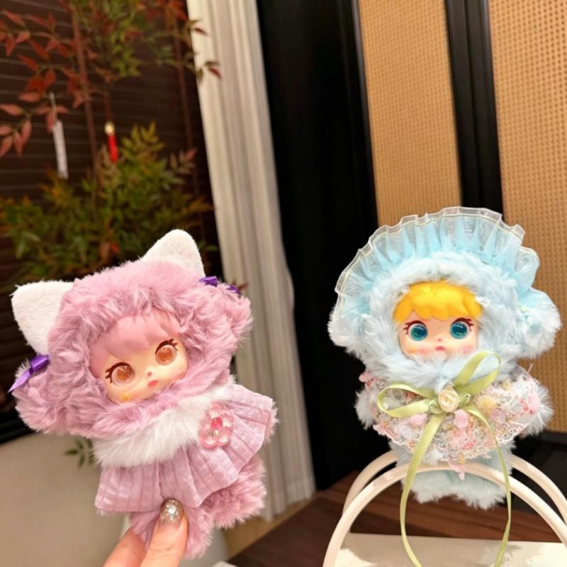 Cartoon Cute Vinyl Face Plush Doll Pendant Keychain Backpack Hangings Decoration Gifts