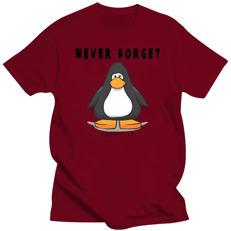 Club Penguin Nie vergessen T-Shirt Club Penguin Club Penguin Nie vergessen Abschaltung Meme Clubpenguin Online Internetspiel