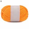 1 Roll DIY Skin-frendly Knitting Cotton Yarn Fiber Decorative Handmade Crochet Thread Clothing Accessories