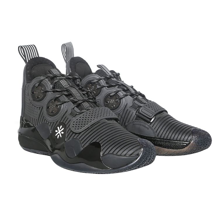 Li Ning Wow 8 Enough Is Enough Basketball Shoes Men Sneakers Black ABAP113-HK