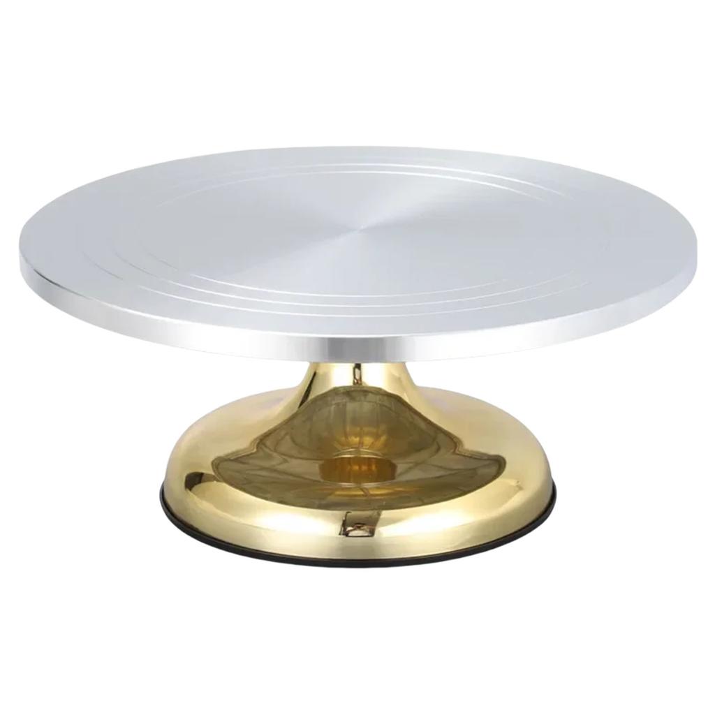 Platan rotativ pentru tort Profesional Aliaj de aluminiu Platan pentru brioșe, produse de patiserie, decorațiuni, Instrument pentru copt acasă