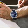 Maserati Men's Successo Series Quartz Watch, Blue Leather, 50m Water Resistance, 44mm, Analog, Business Watch with Luminous Dial and Hands, Officially