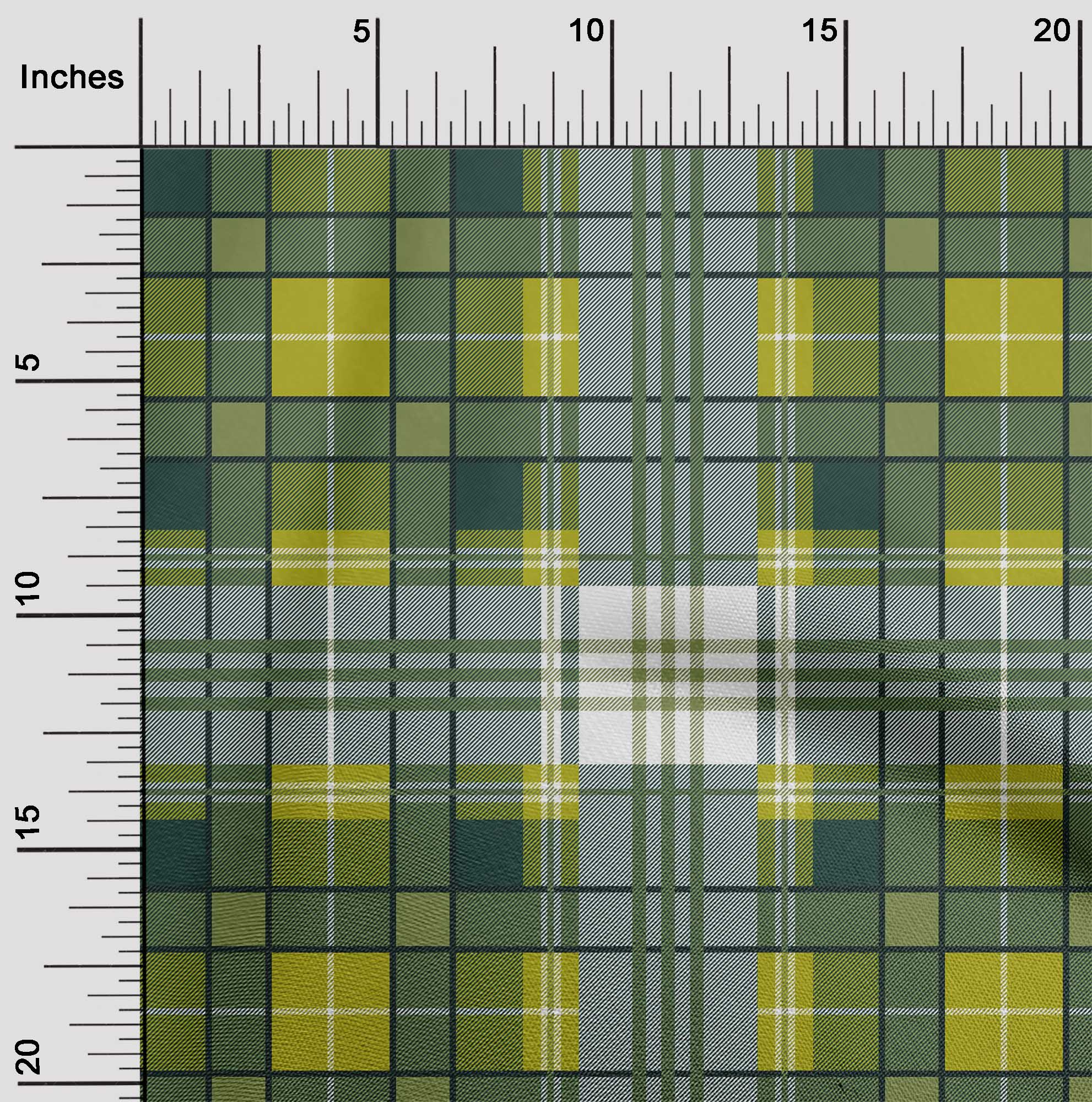 

OneOone Cotton Flex Fabric Tartan Тканина з принтом у клітинку 1 ярд 40 дюймів завширшки 42 Inch Wide - Viscose Chiffon оливковий колір