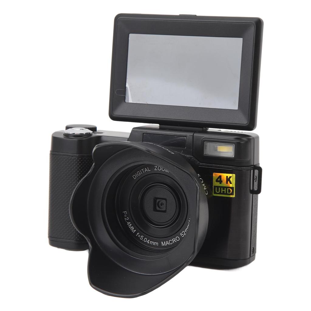 Smart Digital Camera Anti Shake 3inch Screen Auto Face Beautifying Function 52mm Interface 16x Zoom 48MP 4K HD Digital Camera