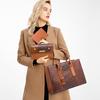 Crocodile Pattern Portable Women'S Bag Trendy Fashion Shoulder Bag Large Capacity Three-Piece Set Mother And Child Bag