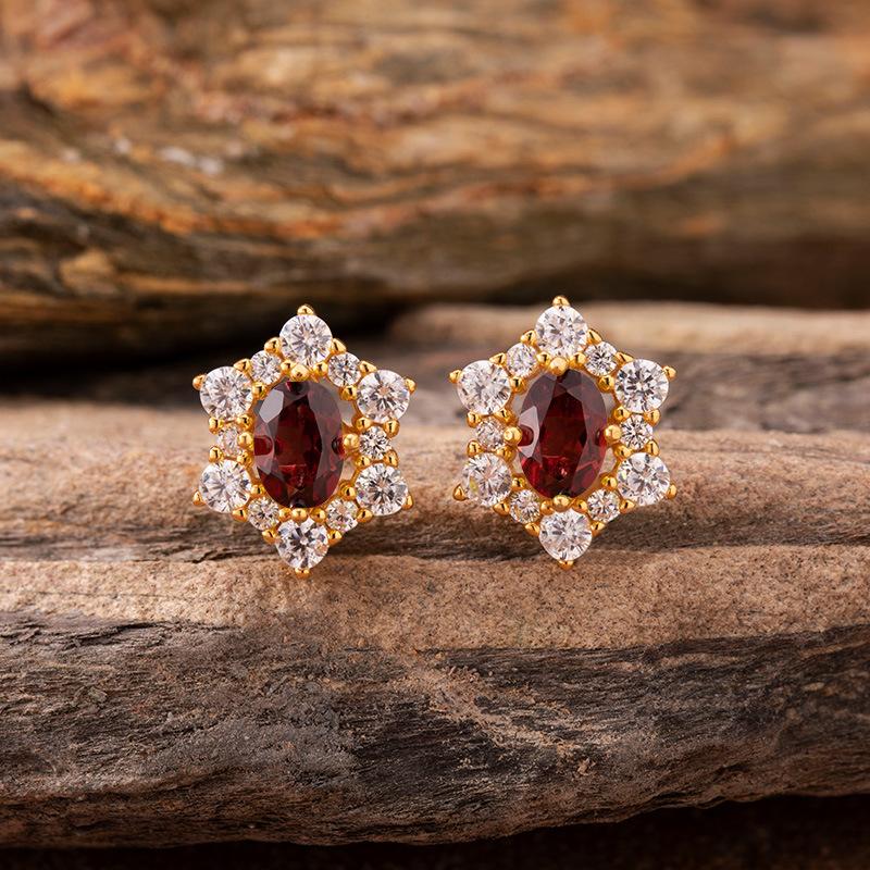 Натуральный Топаз Цитрин Аметист Ожерелье Женский Набор Серебряный Кулон S925 Новый