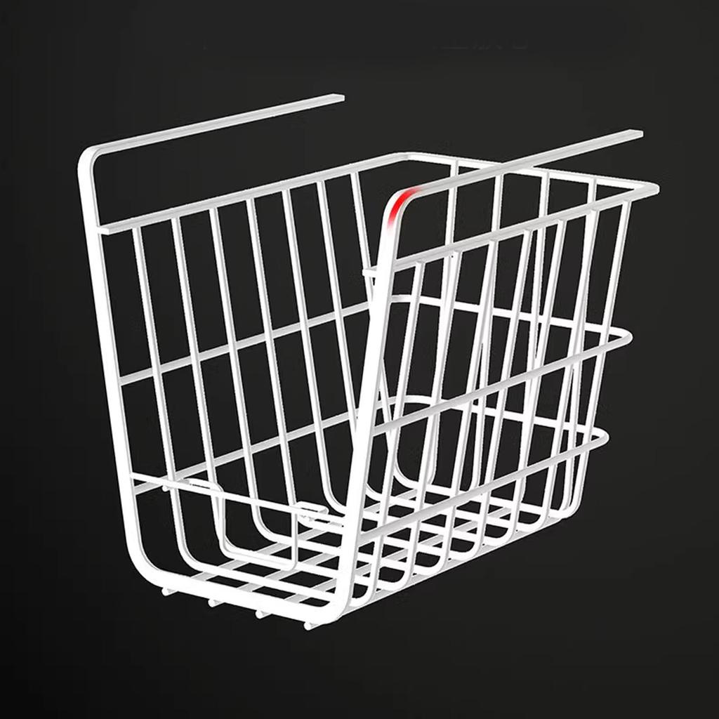 Sub dulap Organizator pentru coș, suport din sârmă metalică, agățat, suport pentru depozitare, cu suport pentru telefon