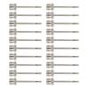 20Pcs Replacement Stainless Inflation Needles Inflatable Needles Universal Balls Air Pump Needles for Basketball Soccer